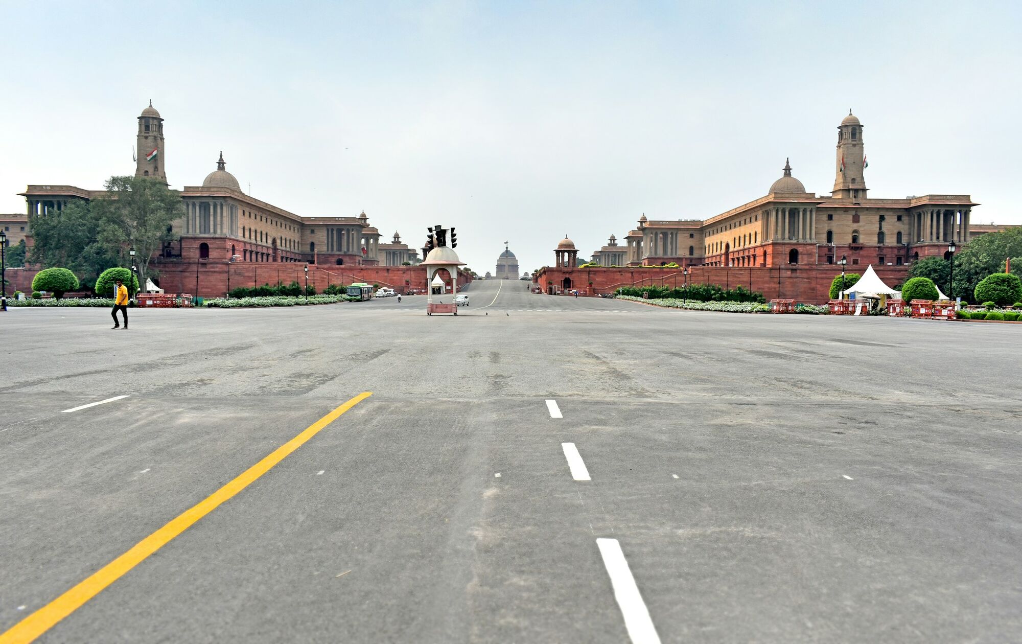 Kartavya Path in New Delhi, with the Rashtrapati Bhavan and government blocks at the far end